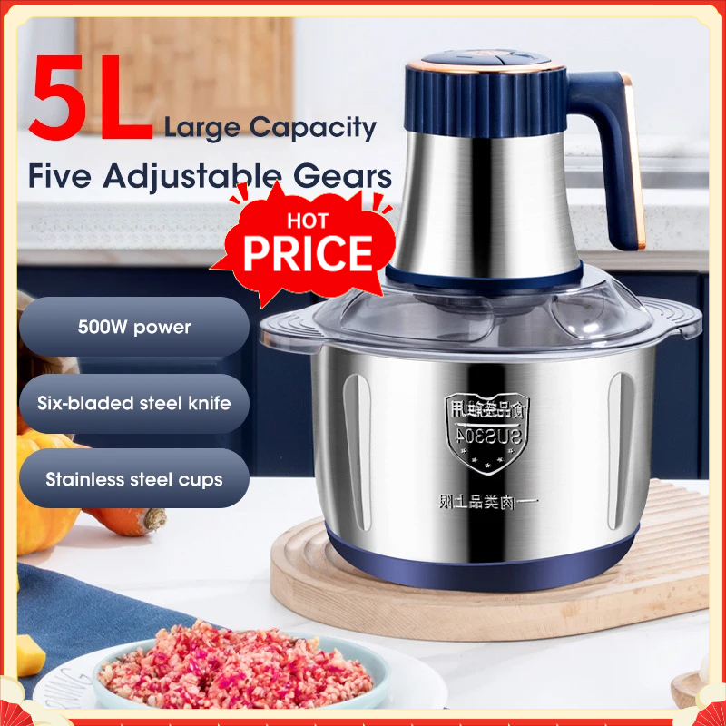 Baby Food For 1 Year Old - 5L Electric Meat Grinders 304 Stainless