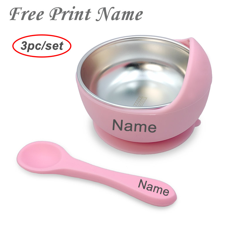 Baby Food Bowl - 3Pcs Set Baby Feeding Bowl With