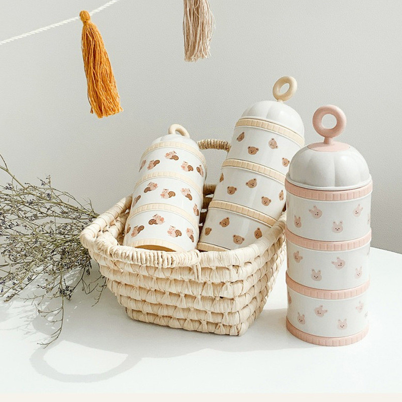Baby Food Nan - Cute Bear Milk Powder Box Baby