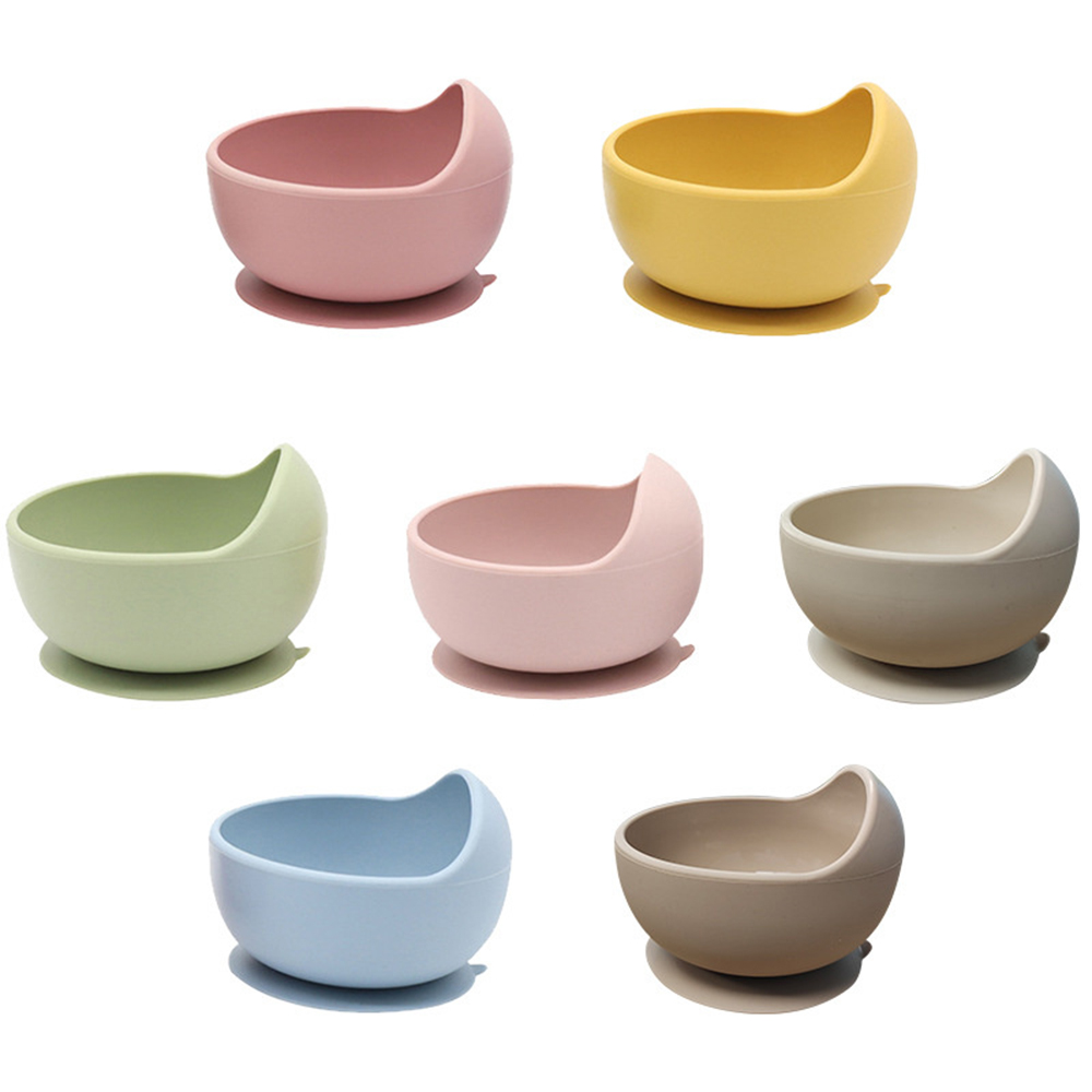 Baby Food Bowl - 1pc Baby Food Grade Silicone Bowls