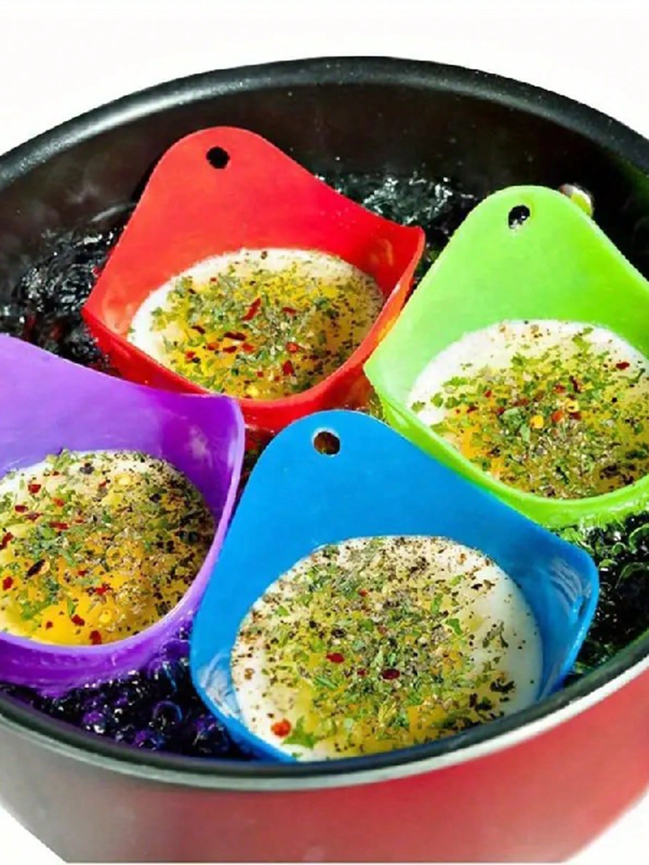 Baby Food Egg - 4pcs In Random Colors Egg Boiler