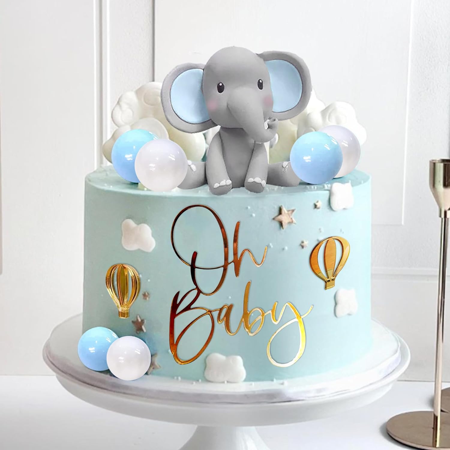 Elephant Cake Decoration Baby  - Baby Food For 1 Year Old review and price