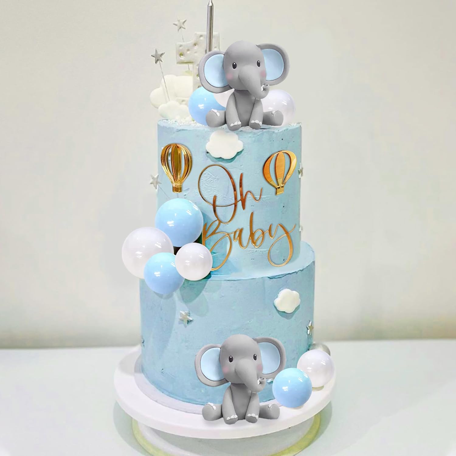Elephant Cake Decoration Baby  - Baby Food For 1 Year Old review and price