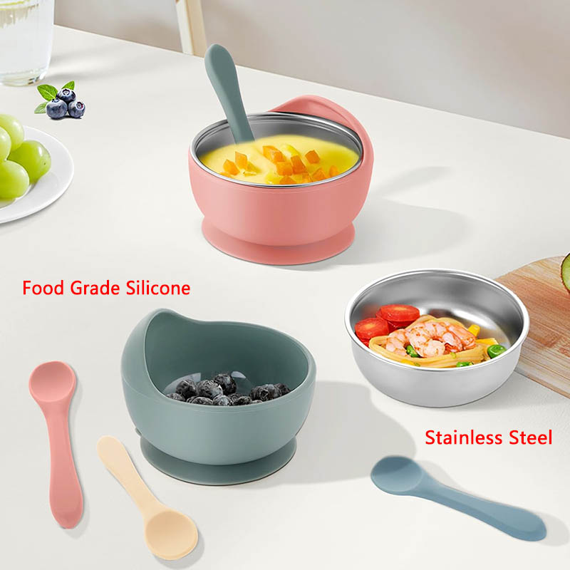 3Pcs Set Baby Feeding Bowl Wit - Baby Food Bowl review and price