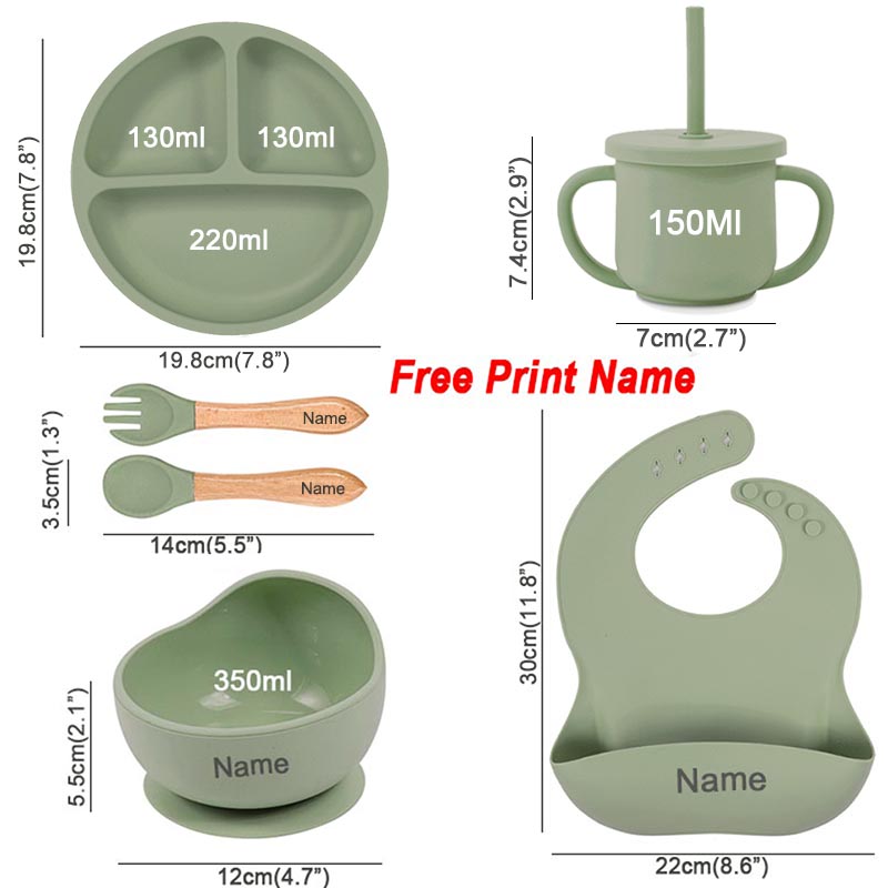 6Pcs Baby Feeding Set Free Per - Baby Food Grater review and price