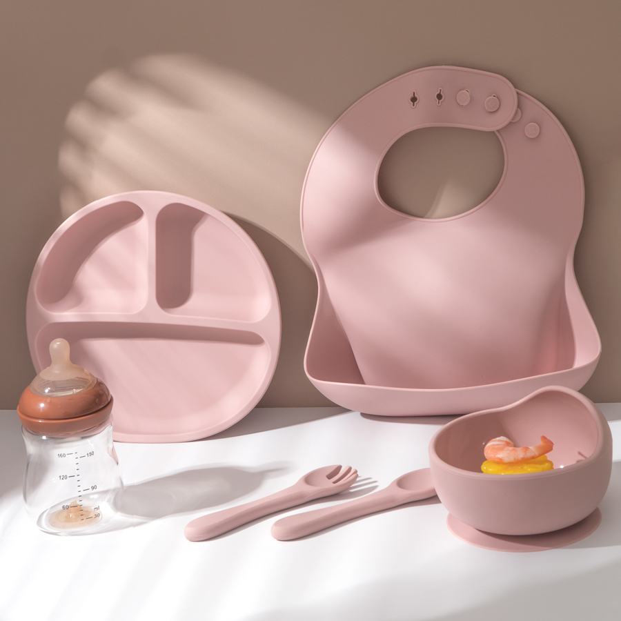 5Pcs Baby Silicone Feeding Set - Baby Food Grater review and price