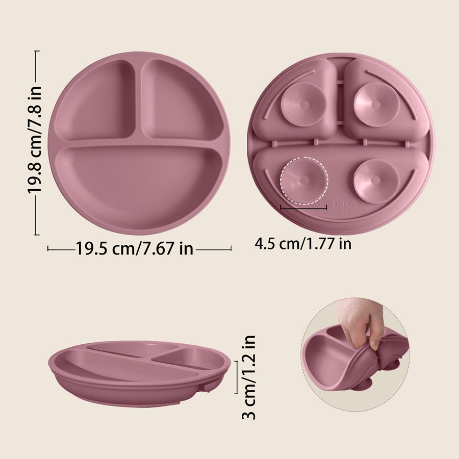 1PCS Baby Sucker Silicone Dini - Baby Food Bowl review and price