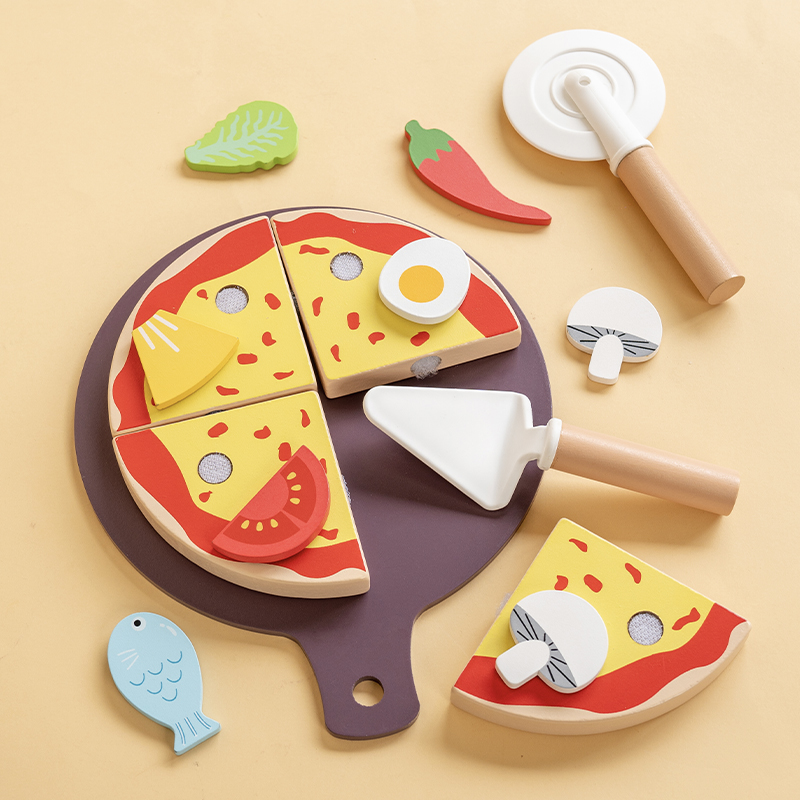 Kids Pizza Cutting Toy Montess - Baby Food Under 1 Year review and price